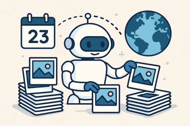Como automatizar organização de fotos por data e localização