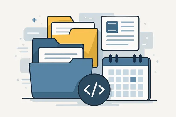 Como Organizar Arquivos de Trabalho por Data e Projeto Usando Códigos