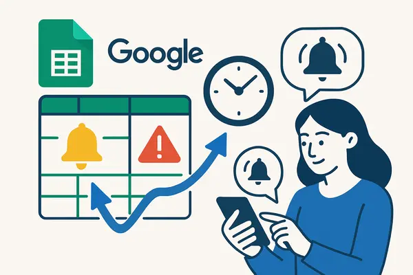 Planilhas Inteligentes: Como Criar Alertas Automáticos no Google Sheets