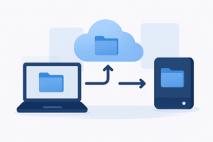 Estruturas híbridas de arquivos entre computador, nuvem e HD externo